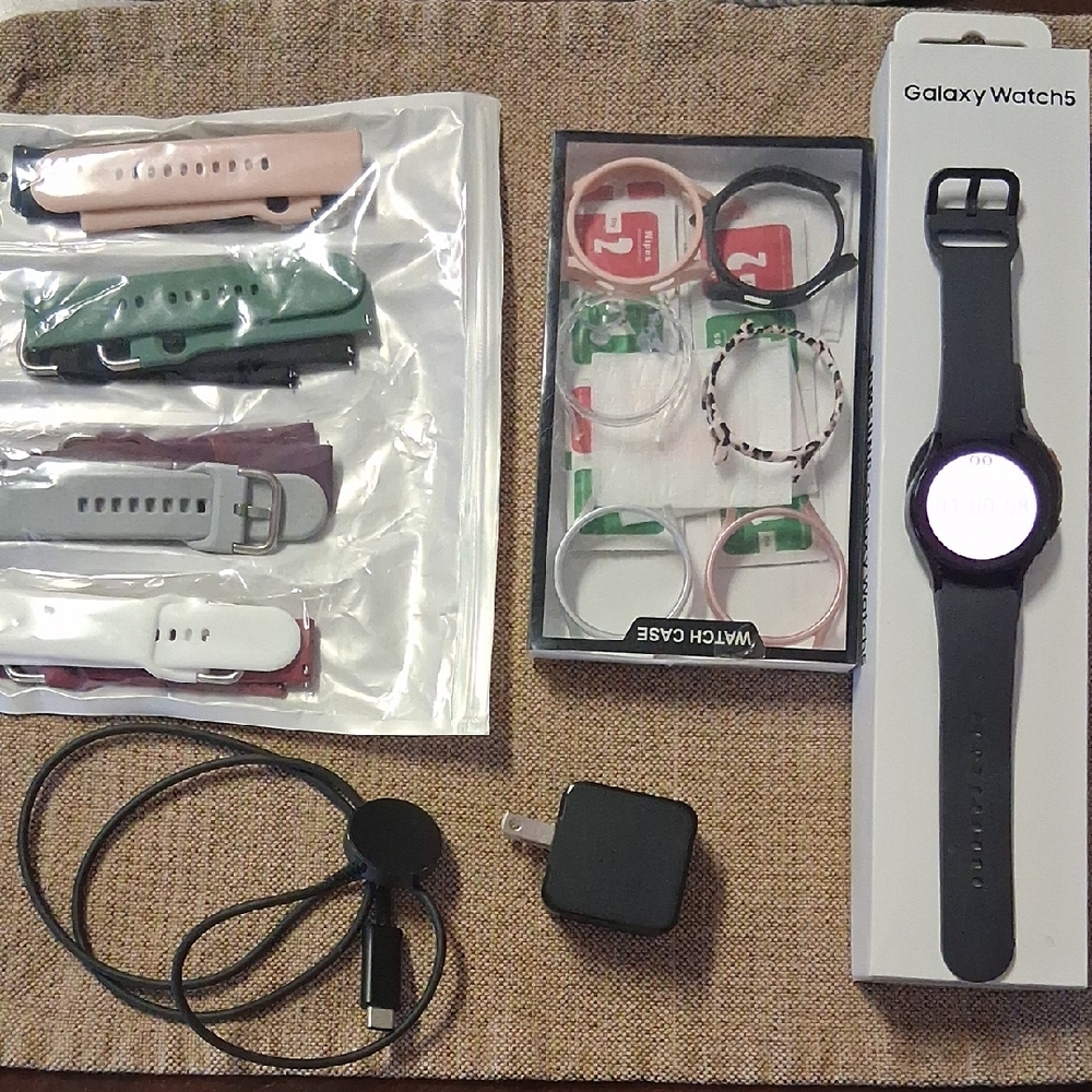 Samsung Galaxy Watch5 with Colorful Straps